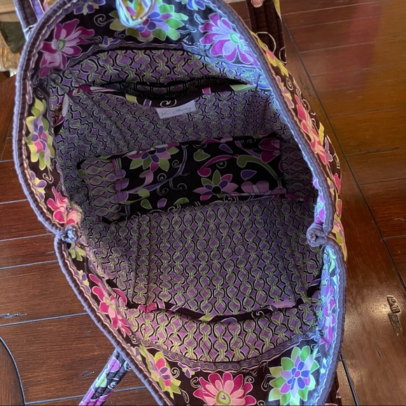 Vera Bradley Pink and Brown Tote - Picture 7 of 10